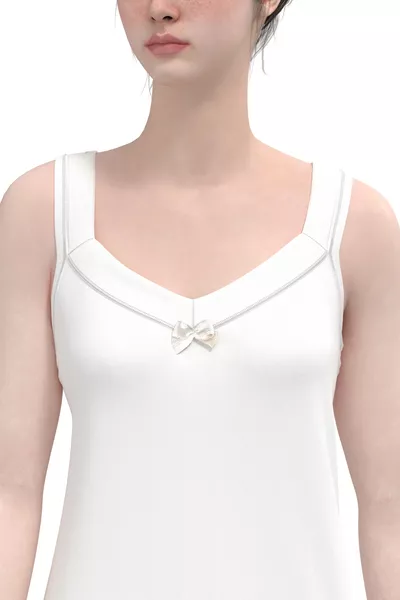 % Baumwolle Damen Lange Rippstrick Strampler Nachtwäsche Weiß 