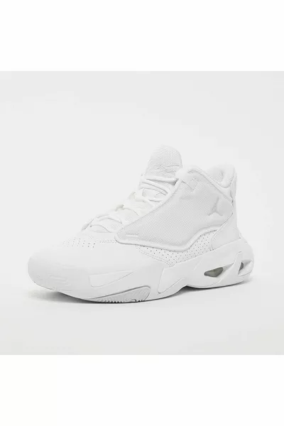 Jordan Max Aura 4 Junior Basketball Shoes White