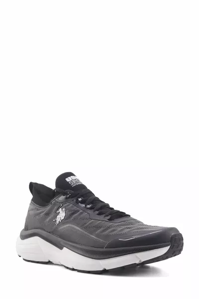 Мъжки черно-черни обувки за бягане и тренировки Steven 4Fx