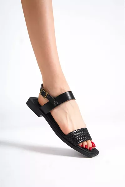 Дамски ежедневни сандали от естествена кожа AD