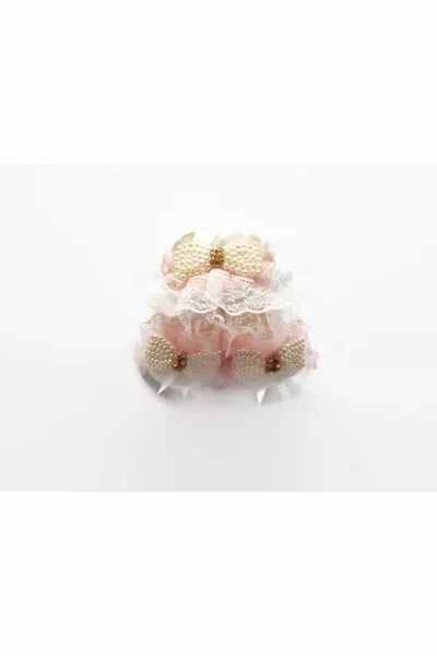 طفل عقال وجوارب 0-6 أشهر فراشة منقوشة مزينة