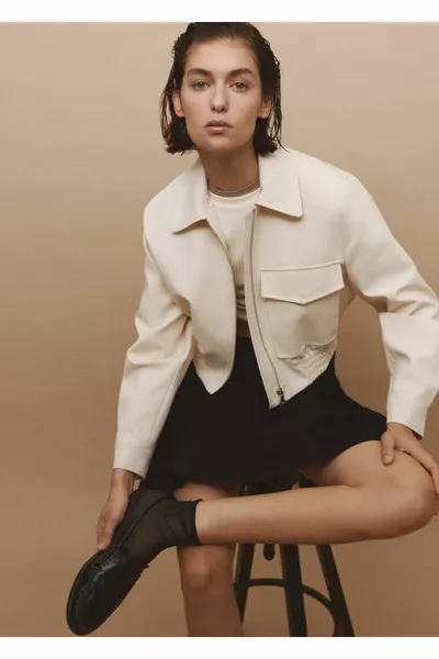 أحذية موكاسين جلدية