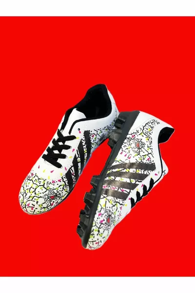 SCARPE DA CALCIO COLORATE CAUCASICHE PER BAMBINI