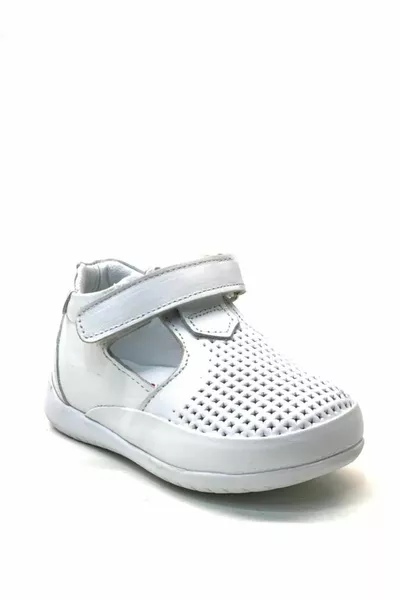  العظام  ٪ جلد طبيعي للجنسين الطفل الأبيض أحذية الخطوة الأولى