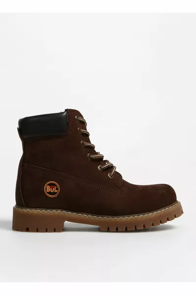 Leder Braun Herren Stiefel 