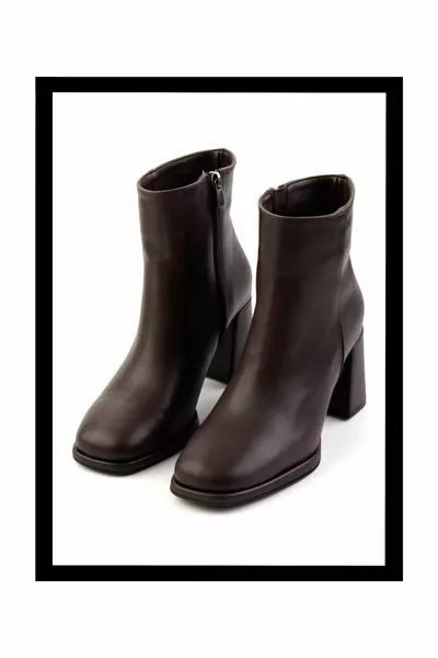 أحذية القهوة النسائية وبوت 