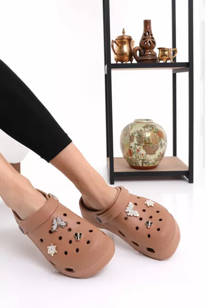 Rst -T Дамски сандали с висока подметка Каменни чехли Плажни летни пантофи Sabo