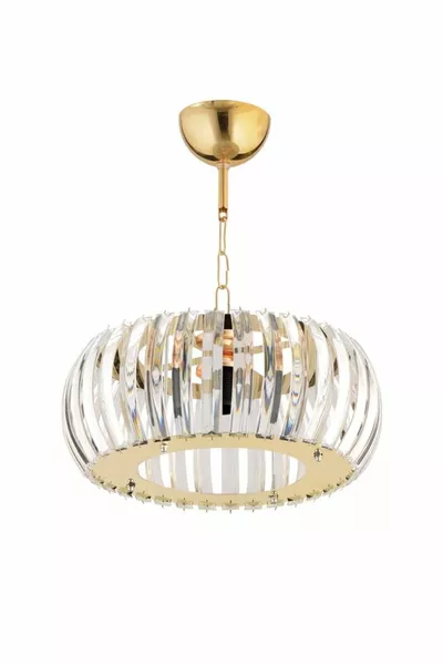 Lustre Venüs Gold avec pierres en cristal Cm