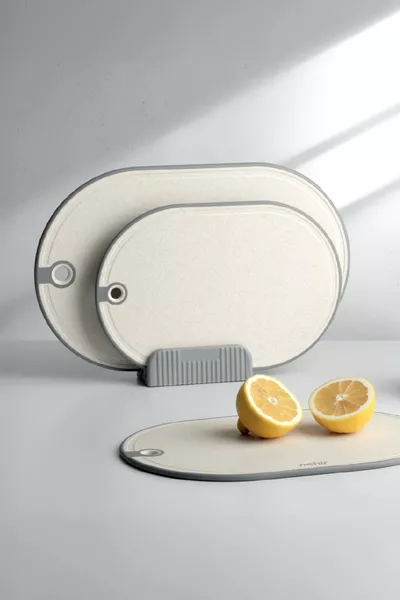 Planche à découper en silicone Linda, 3 pièces