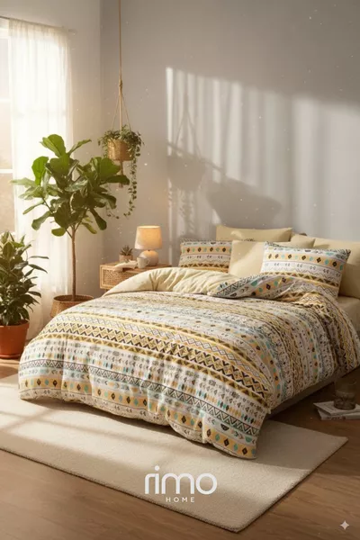 Единичен спален комплект от ранфорс