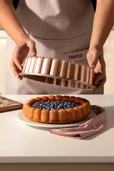 Papatya Rose Gold Gietijzeren Taartvorm Cm