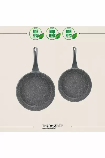 | Комплект тигани | Серия Midas | 2 части | Сив | см