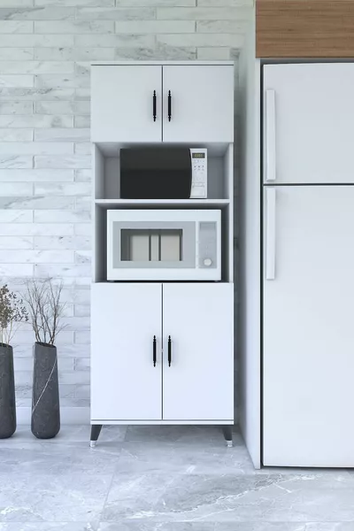 خزانة متعددة الاستخدامات، فرن، مخزن، حمام، شرفة (خزانة فرن كبيرة الحجم)