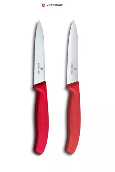 2-Piece Knife Set Red