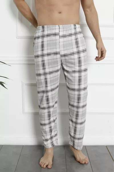 Herren Baumwoll-Pyjama-Hose 