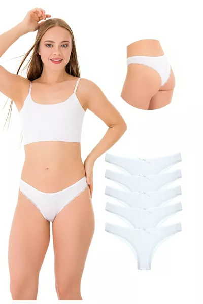  برازيلي دانتيليه سروال نسائي حزمة 