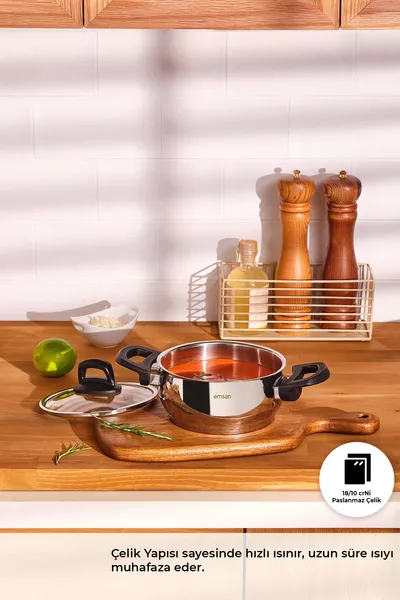 Aren 8-Piece Steel Cookware Set