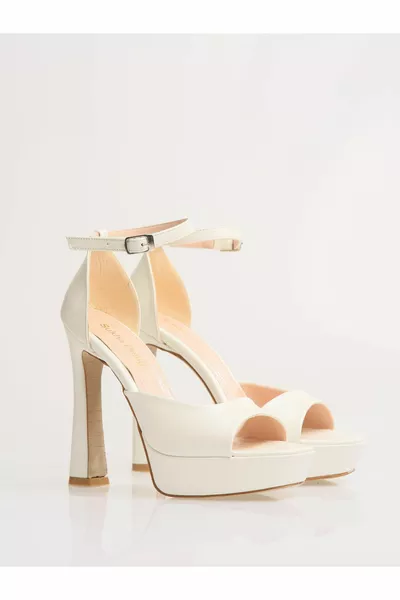 أحذية الزفاف, اوف وايت احذية للعروس, منصة احذية الزفاف, اوف وايت احذية