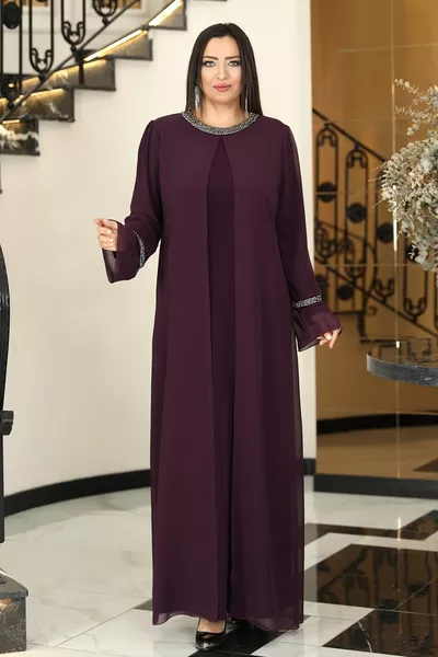 Sultan Plus Size Hijab Evening Dress