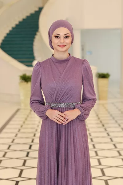 Dila Plus Size Hijab Evening Dresses