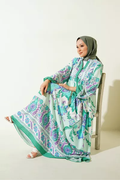  Robe hijab à motifs authentiques - D. Neuf