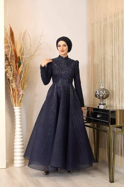 Abito da sera principessa incisa in pietra Samyeli