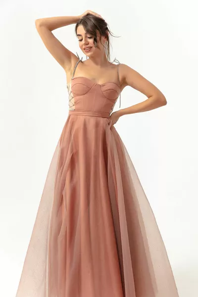 المرأة المنك الحجر حزام بريق المتوهجة قطع طويلة مساء اللباس