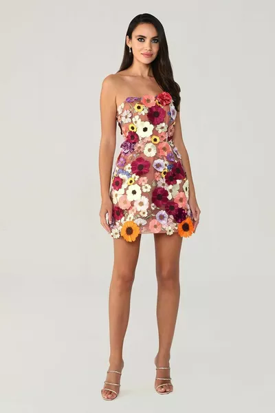 3 Size Daisy Dress with Short Tie Back