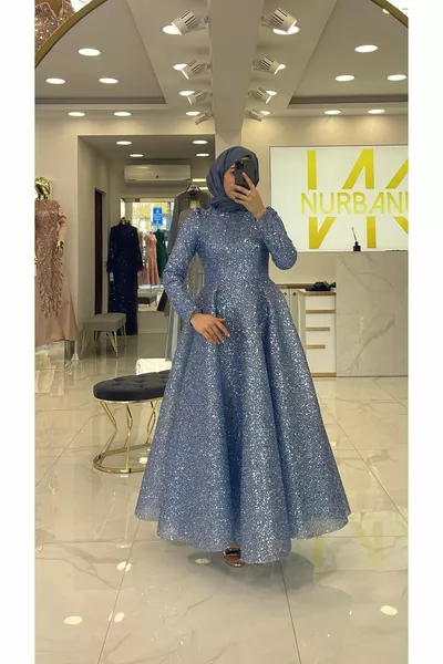 GLITTER EVENING DRESSES