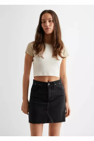 Дънкова мини пола