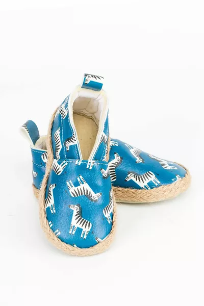 Зебра модел Бебешки плетени ботуши