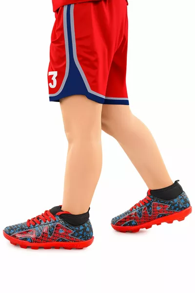 Karamazı Kids Sumpa Turtleneck Turf Field Football Boots Boys Football Shoes