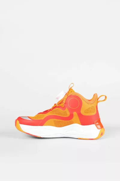 Daxi Lichtgewicht Unisex Oranje Basketbalschoenen voor Kinderen