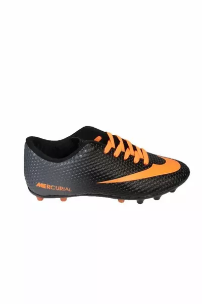 Summer Winter Men's Black Truffle Blue Boot Football Shoes