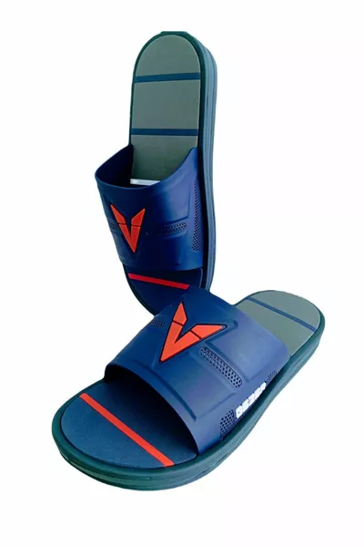 DOUBLE SOLE V MODEL STRIPED EXTRA COMFORTABLE SOLE QUALITY LIGHT BEACH SEA BEACH SLIPPERS