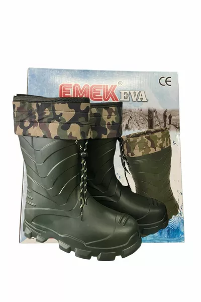 Eva Thermal Hunter Boots Kaki Waterdicht Waterdicht Lichtgewicht Antislipzool Warm-Koud Isolatie