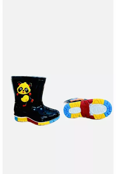 Enfants Bottes En Nylon Imperméable Coloré Non Doublé Doux