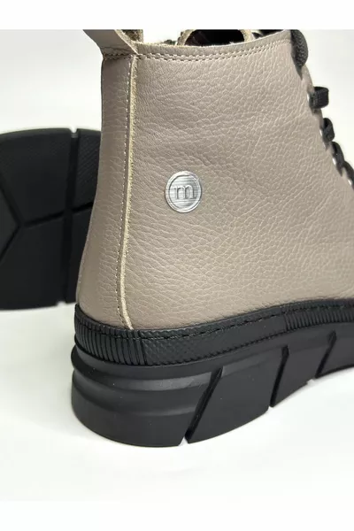 -X جلد حقيقي الدانتيل متابعة سستة مفصلة الأحذية الوحيدة العظام