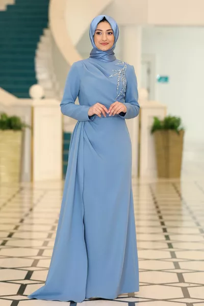 Вечернее платье в хиджабе