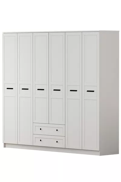 Country 6 Copertura 2 Armadio Mega con Cassetti