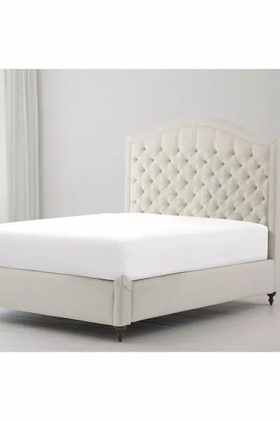 % Cotton Jersey Fitted Sheet Double Size  X 