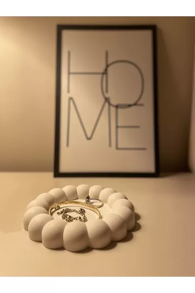 Decorative Bubble Organizer Jewelry, Candle, and Plant Pot Tray Organizer Table Organizer