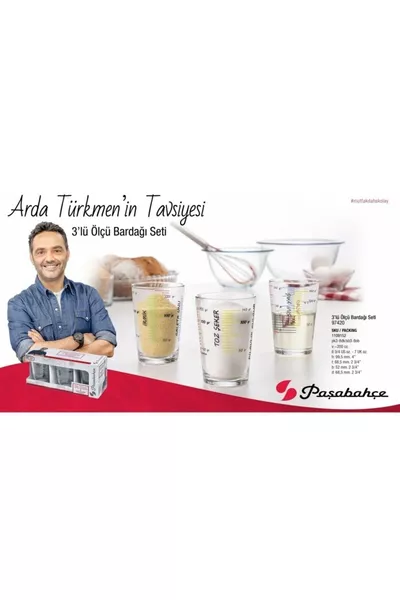  Комплект мерителни чаши Tumbler Arda Türkmen -  мл