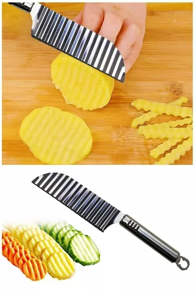 Shaped Potato Knife Stainless Steel Luxury Knife