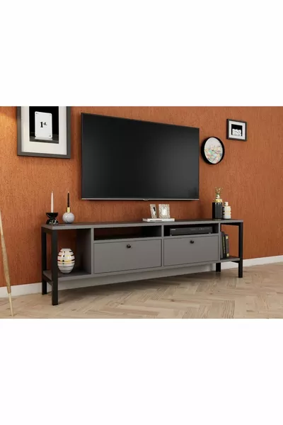 Alaluna Metal Leg Anthracite Cm TV Unit
