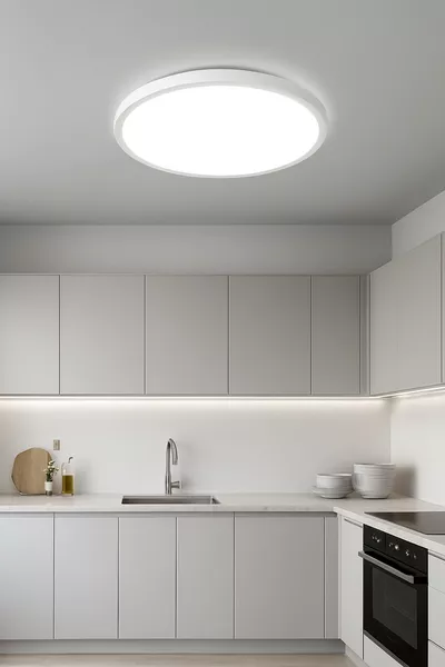 Plafonnier à panneaux LED modernes, zéro encombrement, lumière blanc glace, longue durée, LED de première classe, cm