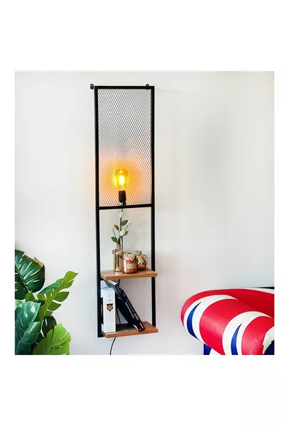 Нощна лампа, лампион, библиотека, аплика, стена рафт