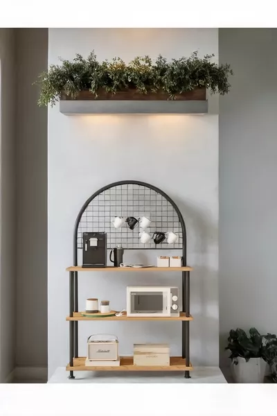 Çevir Kur Multi-Purpose Coffee Corner Cabinet, Kitchen Stand, Kitchen Cabinet, Kitchen Organizer **