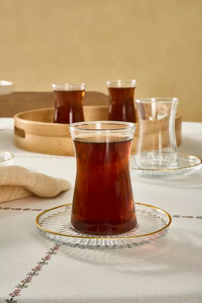 Нилюфер  части комплект за чай за 6 души