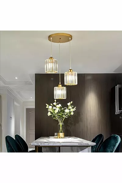 Vollmond 3-fach GOLD Kristall